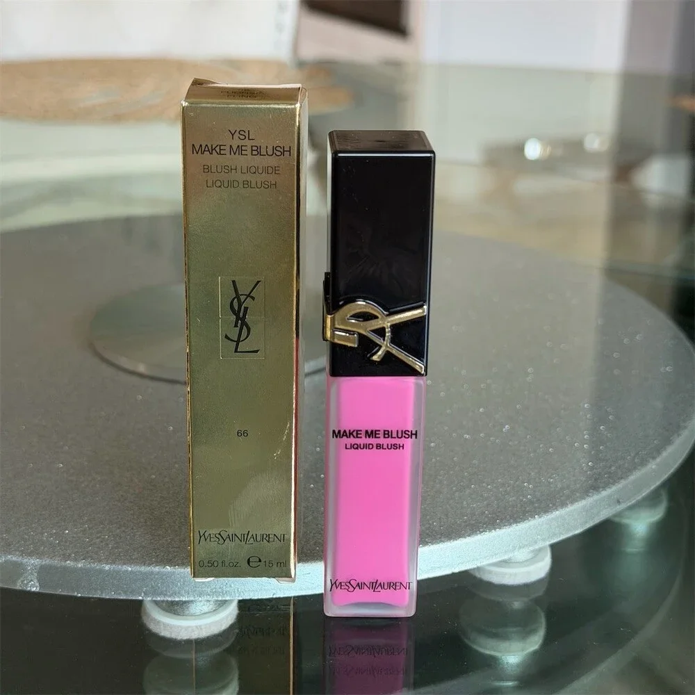 YSL Make Me Blush Liquid Blush 66 Fuchsia Fling Bright Pink 0.5 fl oz